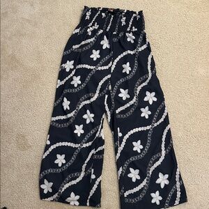 Flowy Floral Pants